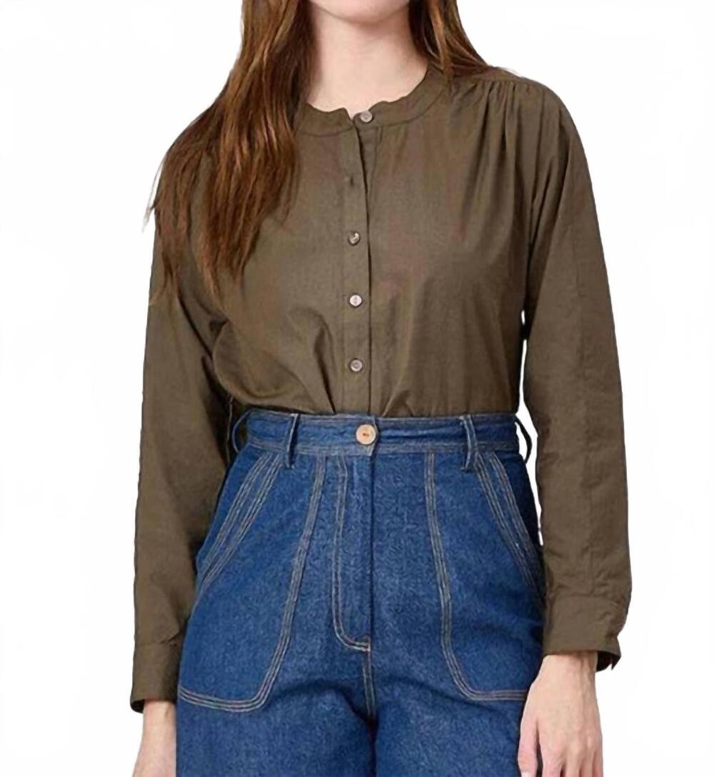 NEW LIVRO bradley shirt in pine green